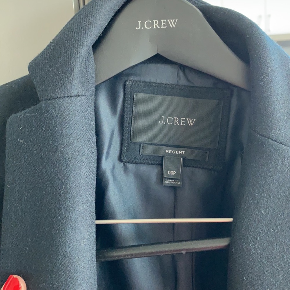 JCrew Regent Wool Peacoat Petite